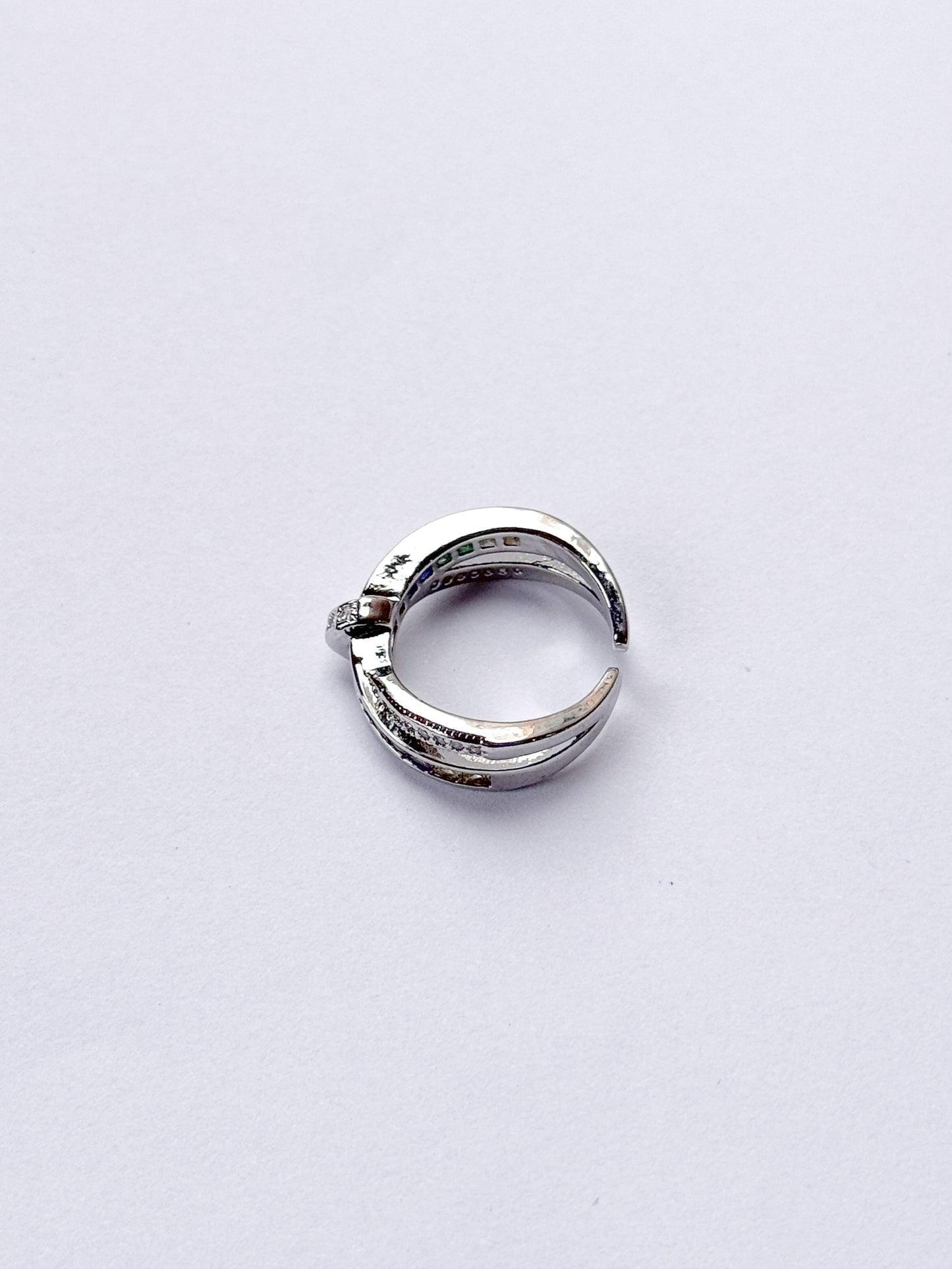 Anillo prisma de colores