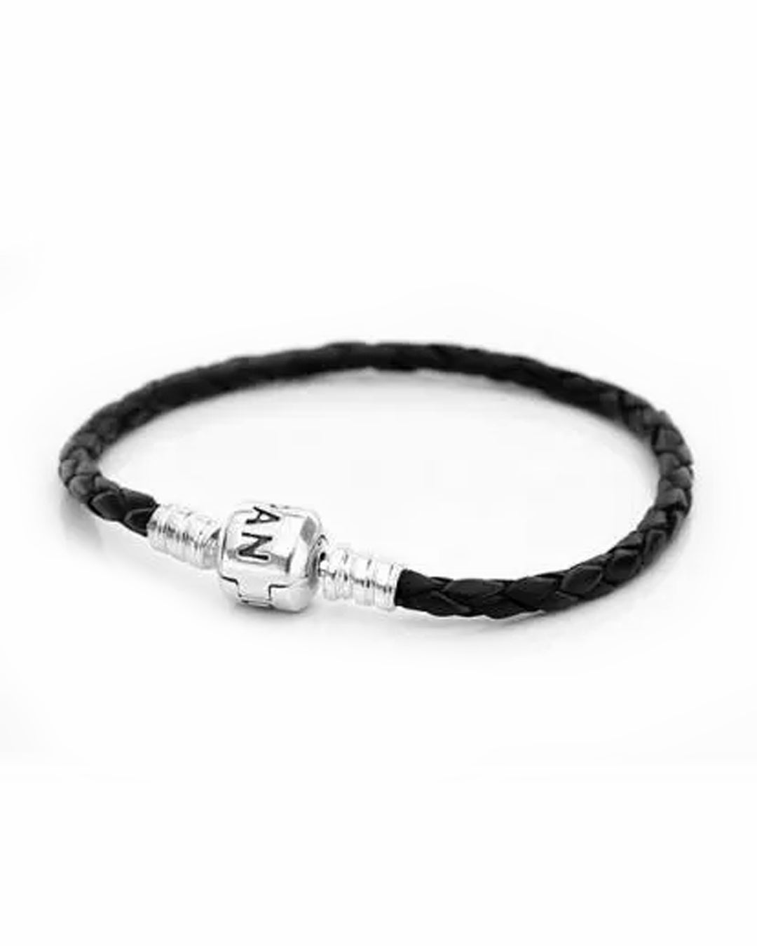 Pulsera cuero broche en cilindro